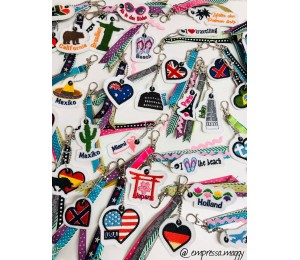 Stickserie - ITH Anhänger Reisen Länder Wahrzeichen